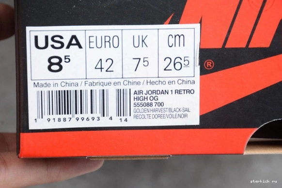  1 Year' Jordan Retro 555088-700 Air Og The of High 555088-700 'Rookie 0821